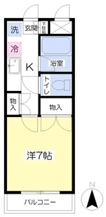 Lohas Court 新寺【2階】の間取り