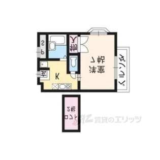 レイクヴィラ北山【2階】の間取り