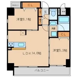 Residence Nagoya【5階】の間取り