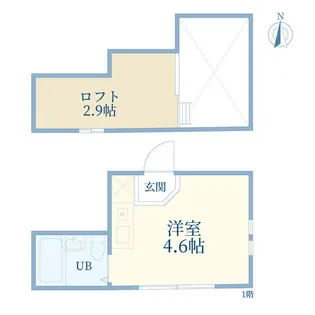 アーバンプレイス大岡山 A棟【2階】の間取り