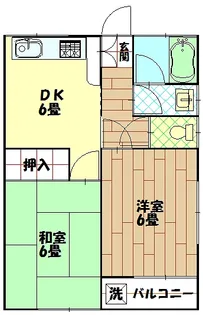 ハイム白樺【2階】の間取り