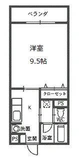 フォーバル21【1階】の間取り