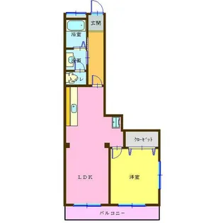 井上ビル【4階】の間取り