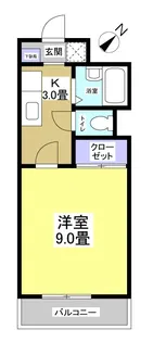 アオバマンション【2階】の間取り
