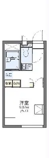 レオパレスリュウタロウ【1階】の間取り
