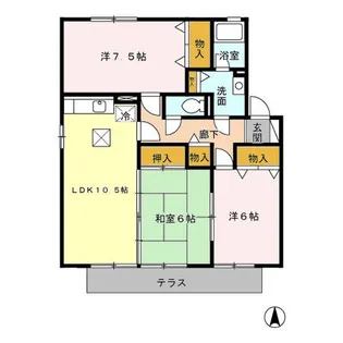 イーグル翼【1階】の間取り