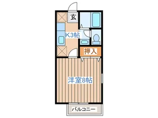 フォレストヴィラS【1階】の間取り