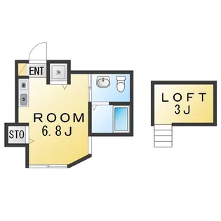 コンフォートステージ上大岡【2階】の間取り