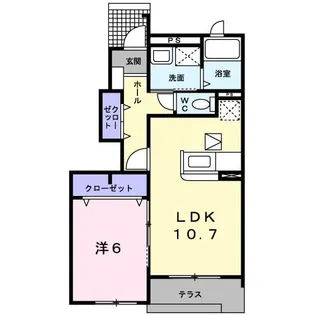 フォーシーズン E棟【1階】の間取り