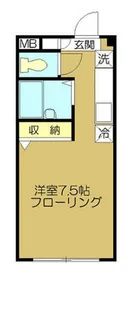 オヤマハイネス【1階】の間取り