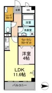セントレア長和島【3階】の間取り