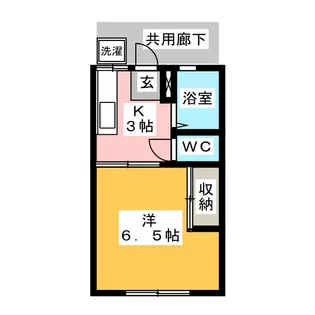 コーポ北島【2階】の間取り