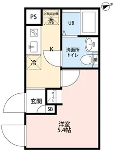 エーテラス赤羽の間取り