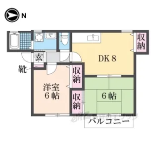 ルミエールシマムラ【1階】の間取り