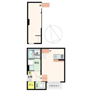 ユナプレイス弓ノ町【1階】の間取り