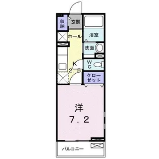 プランドール【1階】の間取り