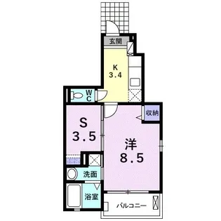 エスペランサ【1階】の間取り