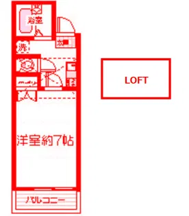 プランドール汐入【3階】の間取り