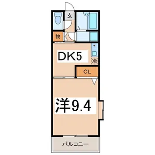 サンライズ河野マンション【3階】の間取り