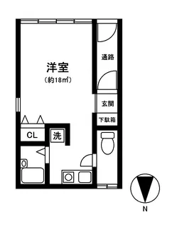 第二MKコーポ【1階】の間取り