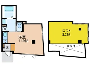 OGI-SUN【1階】の間取り