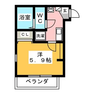 La rive Hiyoshi【1階】の間取り