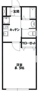 サングランツ【1階】の間取り