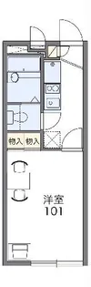 レオパレスラ コンコルド【2階】の間取り