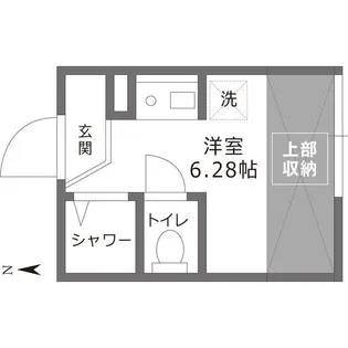リアナ世田谷アパートメント【2階】の間取り