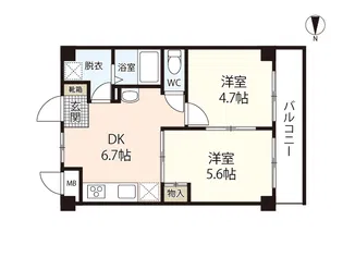 Tomorrow ZERO【4階】の間取り