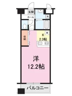 リベルテ白鳥【2階】の間取り