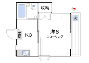 メゾン東【2階】の間取り