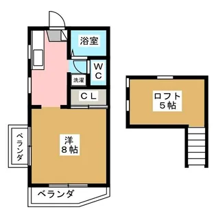 パシフィックオーシャンPART2【2階】の間取り