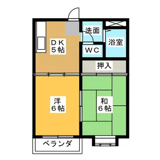 ロイヤルグリーン【2階】の間取り