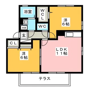 コーポ・ノブサン【2階】の間取り