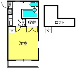 シティアパート大成II【1階】の間取り