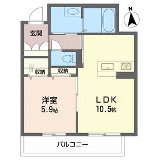 ベレオシンフォニー【3階】の間取り