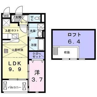 ローレルパーク【2階】の間取り