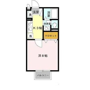 アビタシオン グラート【2階】の間取り