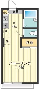 シングルT【2階】の間取り