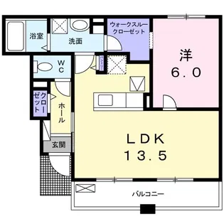 モンターナ I番館【1階】の間取り