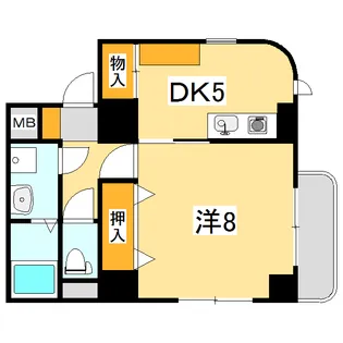 パルシティT&K【3階】の間取り
