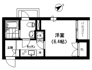 東京都渋谷区恵比寿2【マンション】の間取り