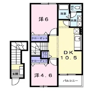 かりん【2階】の間取り