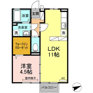 ラフィーネ【2階】の間取り