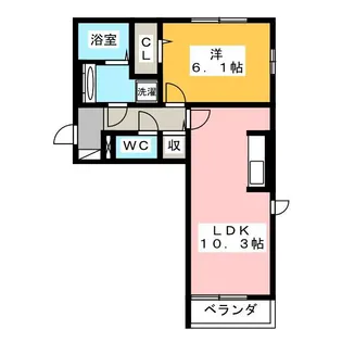 ル・ヴェール井荻【3階】の間取り
