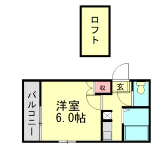 ロッジI【1階】の間取り