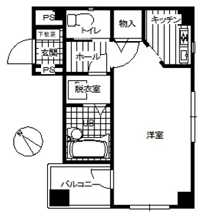 茅ヶ崎サザンビル【3階】の間取り