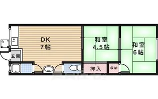 フジモトコーポ【2階】の間取り