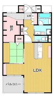 フェイム新宿柏木町【5階】の間取り